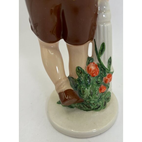 Rare Vtg Holland Mold Figurine Victorian Boy Hand Painted - Picture 6 of 11